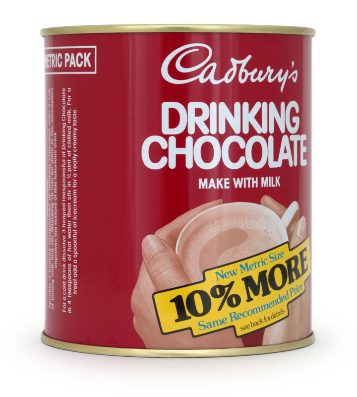 metric pack of drinking chocolate - 1978