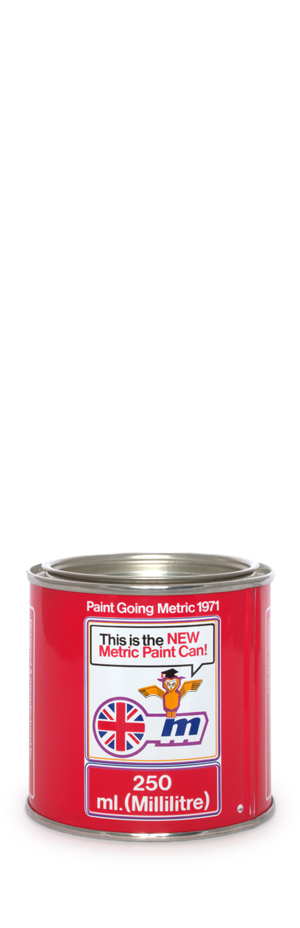 250ml metric paint can - 1970